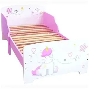Fun House Licorne lit 140x70 cm avec lattes pour enfant pas cher