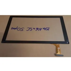 DPT Noir: Vitre ecran tactile tablette tablet digitizer SIMBANS Ultimax pas cher
