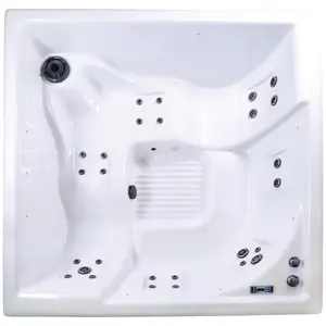 Netspa Spa acrylique halfmoon wave 3 netspa - rond 4 places pas cher