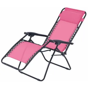 Fauteuil relax multi positions Rose - Structure Pliable - O'Colors pas cher