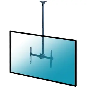 Kimex - Support plafond écran tv 37'-75', Hauteur 106-156cm pas cher