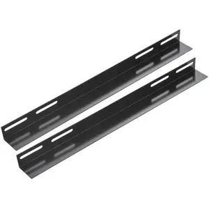 Kimex - Kit de 2 rails en l pour rack sol 19'', Longueur 500mm pas cher