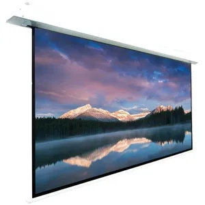 KIMEX Ecran de Projection électrique encastrable 1,80 x 1,01m Format 16:9 - ... pas cher