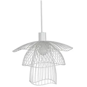 Forestier Papillon Hanglamp Extra Small Ø30 Wit pas cher