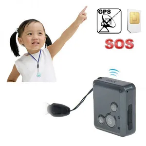 YONIS Mini traceur GPS tracker GPRS micro espion GSM télésecours SOS Noir pas cher