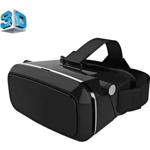 Casque Realite Virtuelle Casque Vr Compatible Smartphone 3.5-6' Sangle Ajustable - Yonis Noir pas cher
