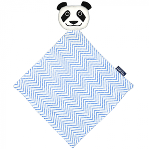 Doudou plat 28cm coton bio Panda Coq en Pâte® - Doudou Coton bio 21DOUPAN pas cher