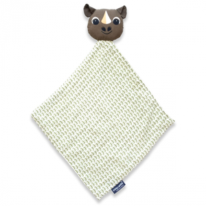 Coq en Pâte - Doudou en coton bio - Rhinocéros pas cher