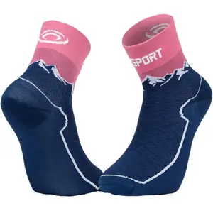 BV Sport Socquette Double Gr Mid - Polyamide Bleu pas cher