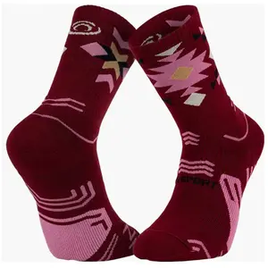 Chaussettes haute lyocell BV Sport Trek GR Rouge 45/47 pas cher