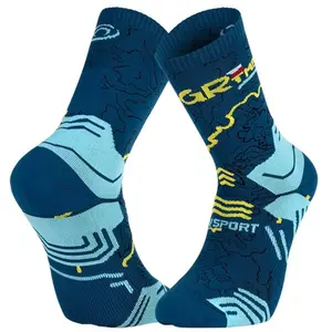 Chaussettes haute polyamide BV Sport Trek GR Bleu 42/44 pas cher