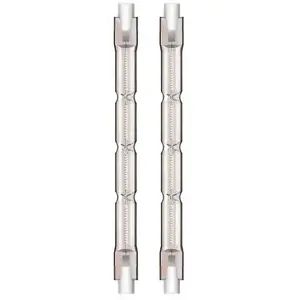Xanlite - Lot de 2 ampoules halogènes culot R7S 118mm 2200 Lumens équivalence 138 W 2900 Kelvins Dimmable - PACK2HR7S118118W pas cher