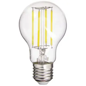 Ampoule à filament led A60, culot E27, 3,8W (eq. 60W), 806 lumens, Blanc chaud, Classe a - ARFE806G - Xanlite pas cher