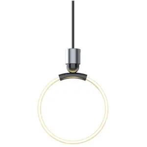 XANLITE Ampoule Éllipse Ronde Filament LED, culot E27, 470 Lumens, Conso 8W, 3000 Kelvin, Blanc chaudVendu parmanomano