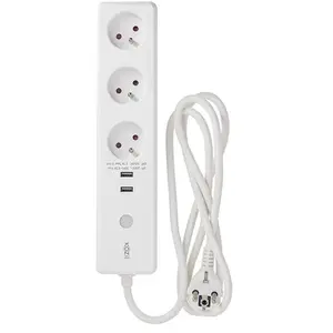 Multiprise Connectée 3 Prises + 2 Ports Usb Kozii pas cher