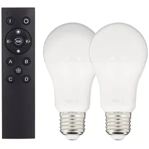 KOZii - Pack de 2 Ampoules LED connectées A60, culot E27, RVB avec tél... pas cher