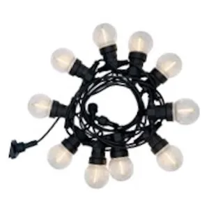 Xanlite - Guirlande lumineuse led 5m 230V, extensible IP44, 10 boules ...