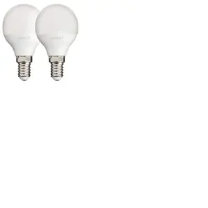 Xanlite - Lot de 2 ampoules led P45 - culot E14 - classique - PACK2EV470PCW pas cher