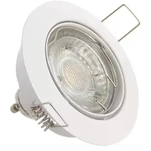 Xanlite Lot de 5 spots encastrés - lumière chaude - ampoule LED GU10 incluses pas cher