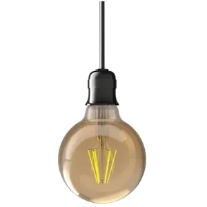 Xanlite - Ampoule LED Globe (G95) / Vintage au verre ambré, culot E27, 3,8W cons. (30W eq.), 350 lumens, lumière blanc chaud - RFDE400B95A pas cher