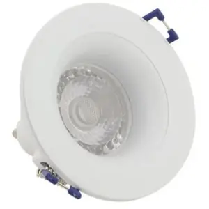 XANLITE Lot 3 Spots GU10 50W 4000K Rond Blanc IP44 - PAK3SP50RIP44BCW - Xanlit... pas cher