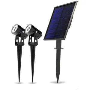 Double projecteur LED solaire - XANLITE - Balise solaire - 350 lumens ...Vendu parrakuten