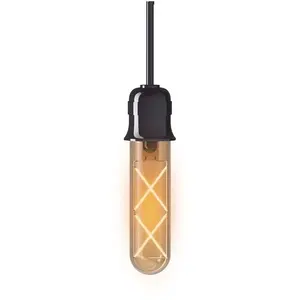 Ampoule led (T125) Tube / Vintage au verre ambré, culot E27, 4W cons. (30W eq.), 323 lumens, lumière blanc chaud - RFDE300T125A - XanliteVendu parcdiscount