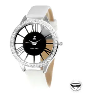 SO CHARM Montre Lara SC Crystal ornée de Cristaux scintillants pas cher