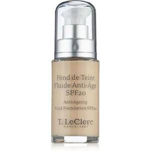 T.LeClerc T-LeClerc Teint Fond de Teint Fluide Anti-Âge N°01 Ivoire Satiné 30ml pas cher