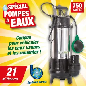 Ribimex RIBILAND Pompe de relevage 750 W (Eaux vannes) pas cher
