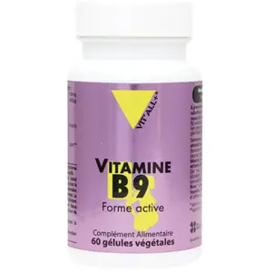 Vit'all+ Vitamine B9 60 gélules végétales pas cher