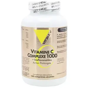 Vit'all+ Vitamine C Complexe 1000 100 comprimés sécables pas cher