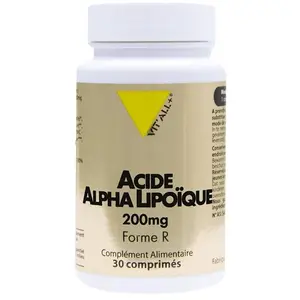 Vit'all+ Acide Alpha Lipoïque 200mg 30 comprimés pas cher