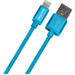 Real Cable 3700195876851 Câble Lightning 8 Pins vers USB Bleu pas cher