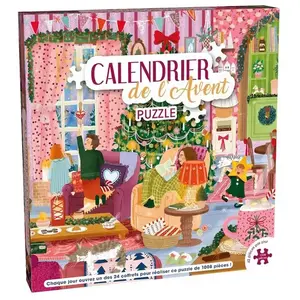 Puzzle 1008 pièces Wilson Jeux Calendrier de l’Avent Cosy Cottage pas cher