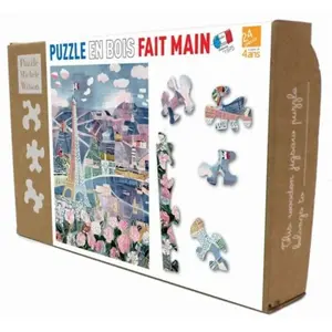 Puzzle Michèle Wilson Puzzle en Bois découpé à la Main - Raoul Dufy - Paris au Printemps Michele-Wilson-K25-24 pas cher