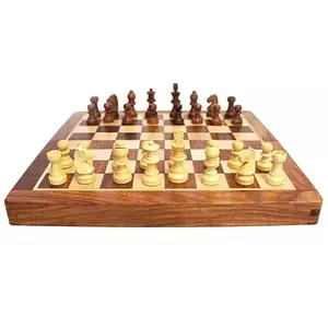 Pmwd Jeu bois ECHIQUIER PLIANT 30CM ROI 56MM TRADITIONNEL Multicolore pas cher