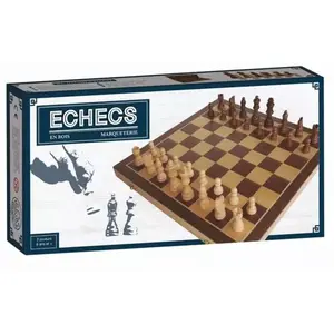 Coffret pliant 38cm ECHECS MARQUETERIE - WILSON - Jeu de plateau - Multicolore pas cher