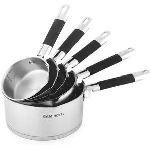 GAM'HOTEL 5 Casseroles Inox induction pas cher