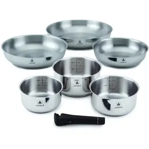 LAGUIOLE CUISSON - Set de 7 pièces inox amovible Réactif pas cher