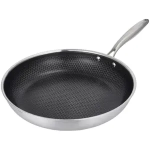 LAGUIOLE CUISSON - Poêle 32cm triplex - BlackSteel pas cher