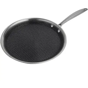 GAM'HOTEL Crêpière 28cm triplex - BlackSteel pas cher