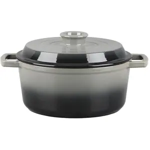 LAGUIOLE CUISSON - Cocotte en fonte ronde 25cm - Masseiron Ardoise pas cher