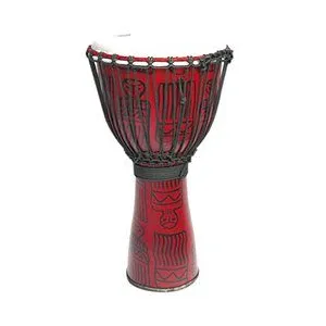 Djembé Fibre Tanga Energy Sarong 12'' rouge pas cher