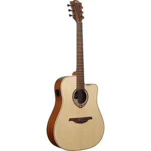 Lâg LAG Guitars Tramontane 70 T70DCE Natural elektrisch-akoestische westerngitaarVendu parbol