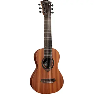 LAG Guitars Travel Tiki 8 TKT8 Tiki Uku Baby Guitar reisgitaar met gigbag pas cher