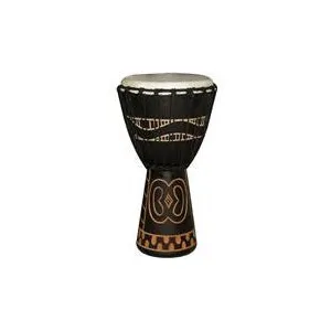 Tanga Djembé Slammer Noir 10" Sculpté
