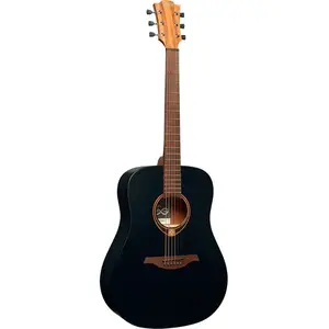 LAG Guitars Tramontane 70 T70D Black Satin akoestische westerngitaarVendu parbol