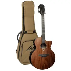 LAG Guitars SAUVAGE-J12CE Jumbo 12-snarige E/A westerngitaar met gigba... pas cher