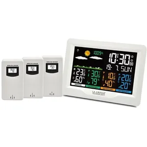 Station Météo La Crosse Technology WS6204-WHI avec 3 capteurs Blanc pas cher